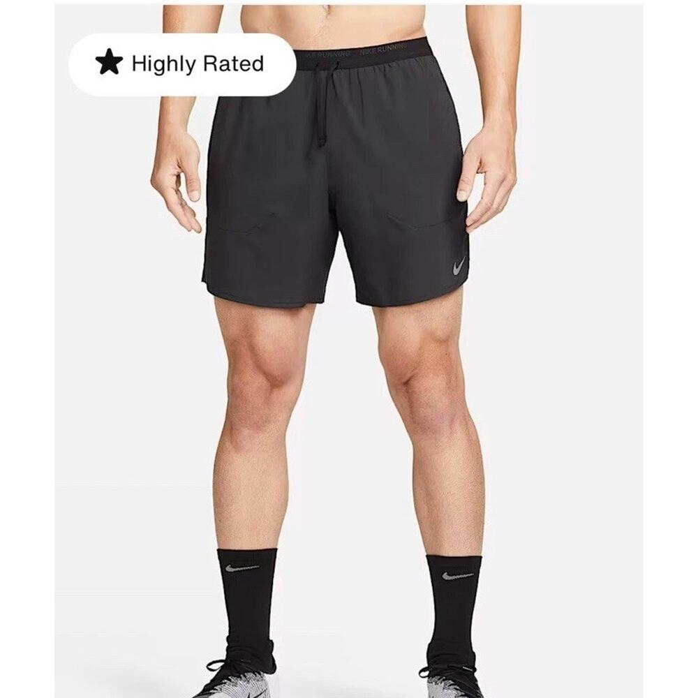 Nike Men's Athletic Running 7” Move To Zero Shorts Dm4757 Lined Size L